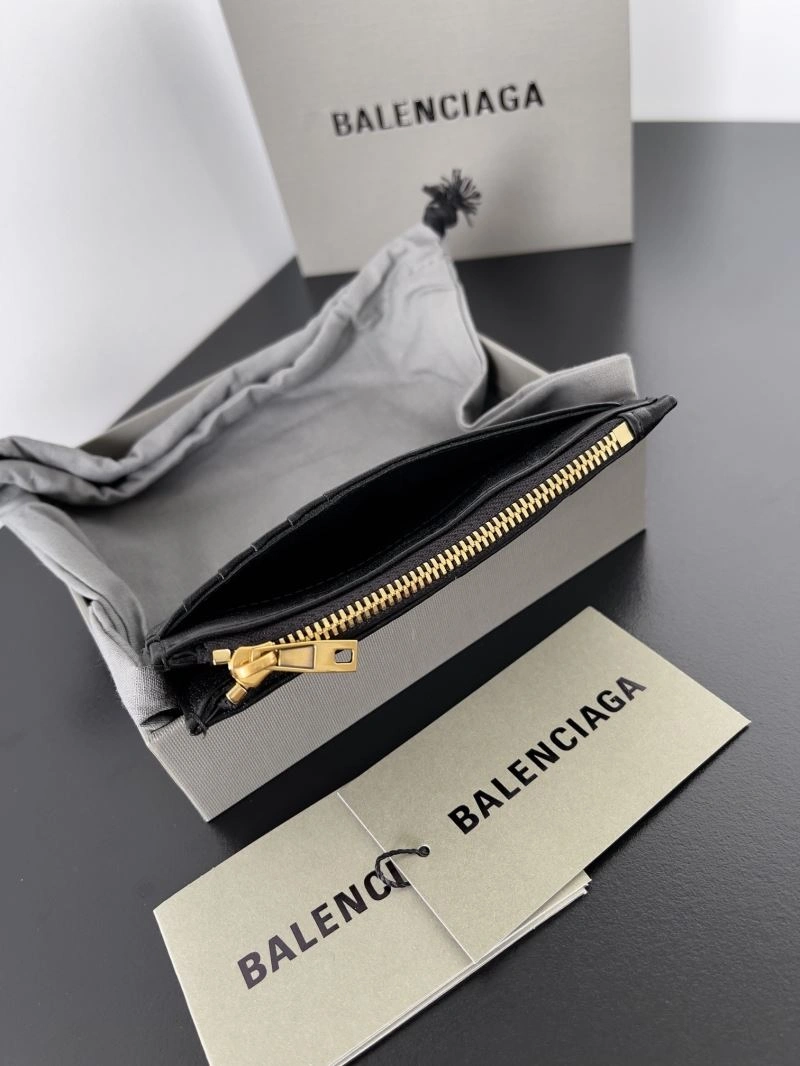 AllSeason Balenciaga Vintage B-Logo Quilted Coin Purse Wallet 69908