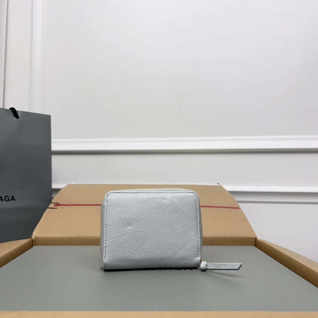Balenciaga Vintage Cracked Leather  Card Holder EyeCatching 60850