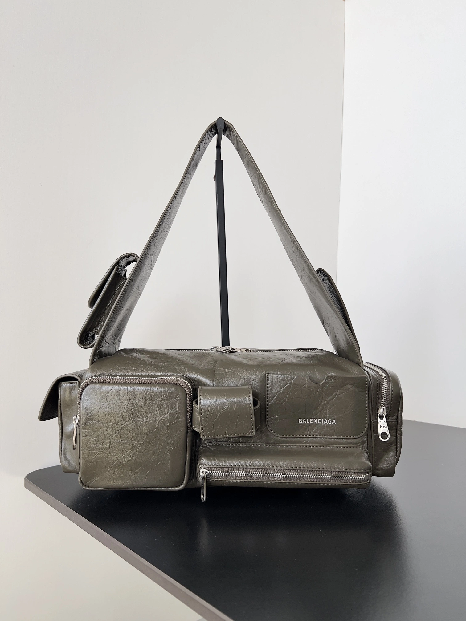 Balenciaga Vintage Lambskin Street Style Multifunctional Shoulder Bag Supportive 64657