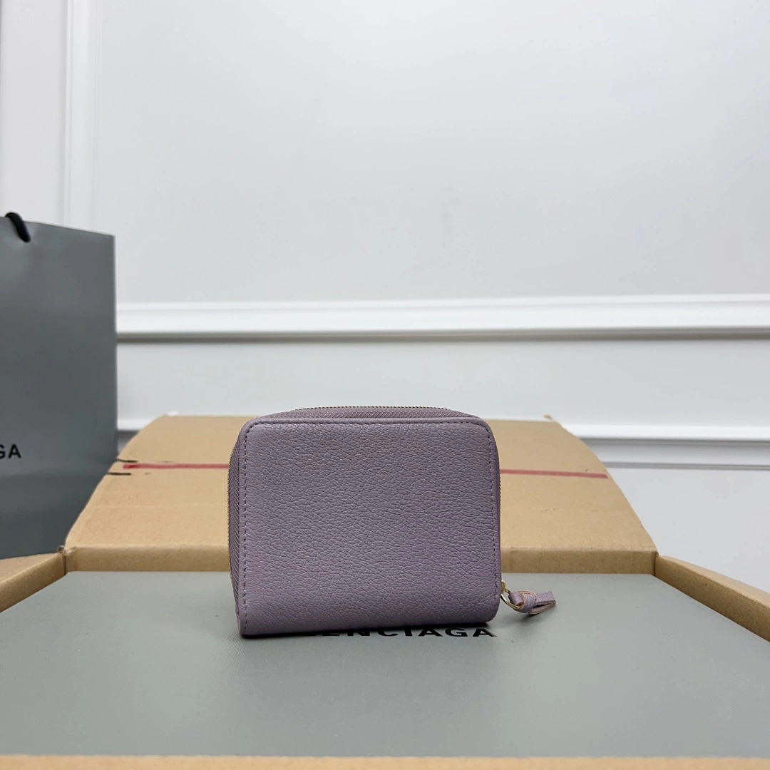 Balenciaga Vintage Light Purple Goatskin  Wallet TravelReady 60841