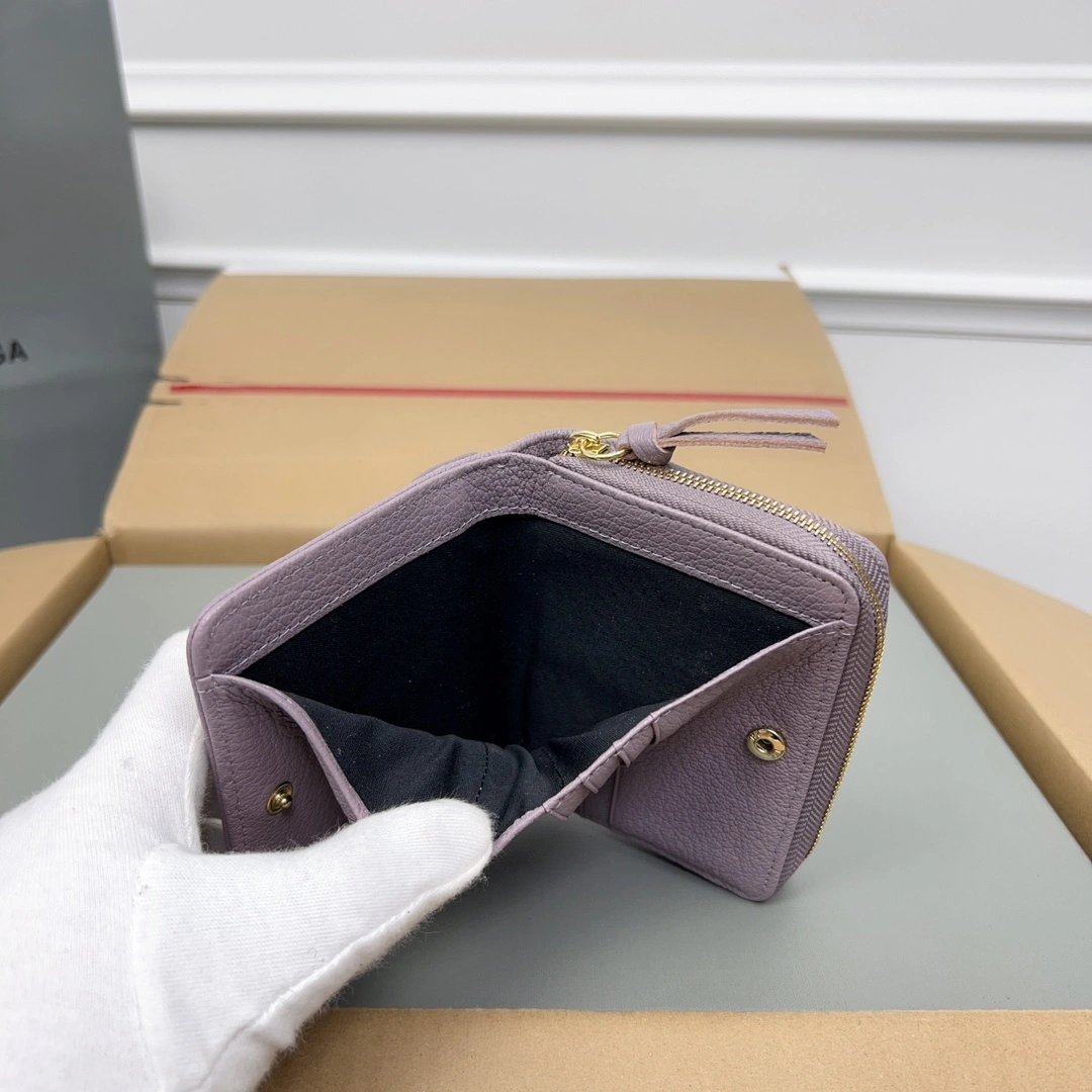 Balenciaga Vintage Light Purple Goatskin  Wallet TravelReady 60841