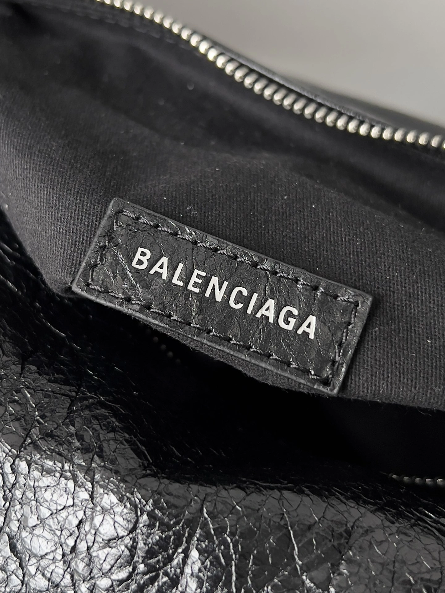 Balenciaga Vintage Workwear Sheepskin Punk Motorcycle Tote Bag Versatile 64664
