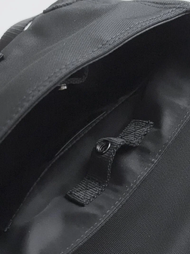 WrinkleFree Balenciaga Waterproof Nylon Army Black Messenger Bag 38241