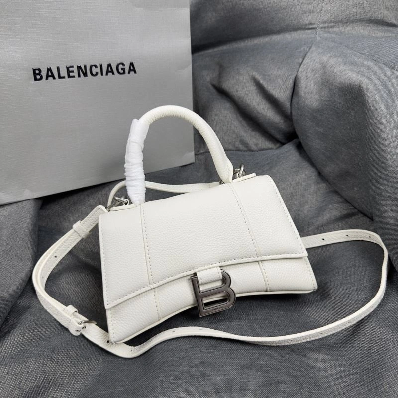 EasyCare Balenciaga XS Hourglass Bag in White Lychee Pattern 69983