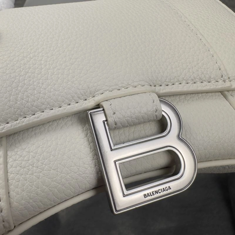 EasyCare Balenciaga XS Hourglass Bag in White Lychee Pattern 69983