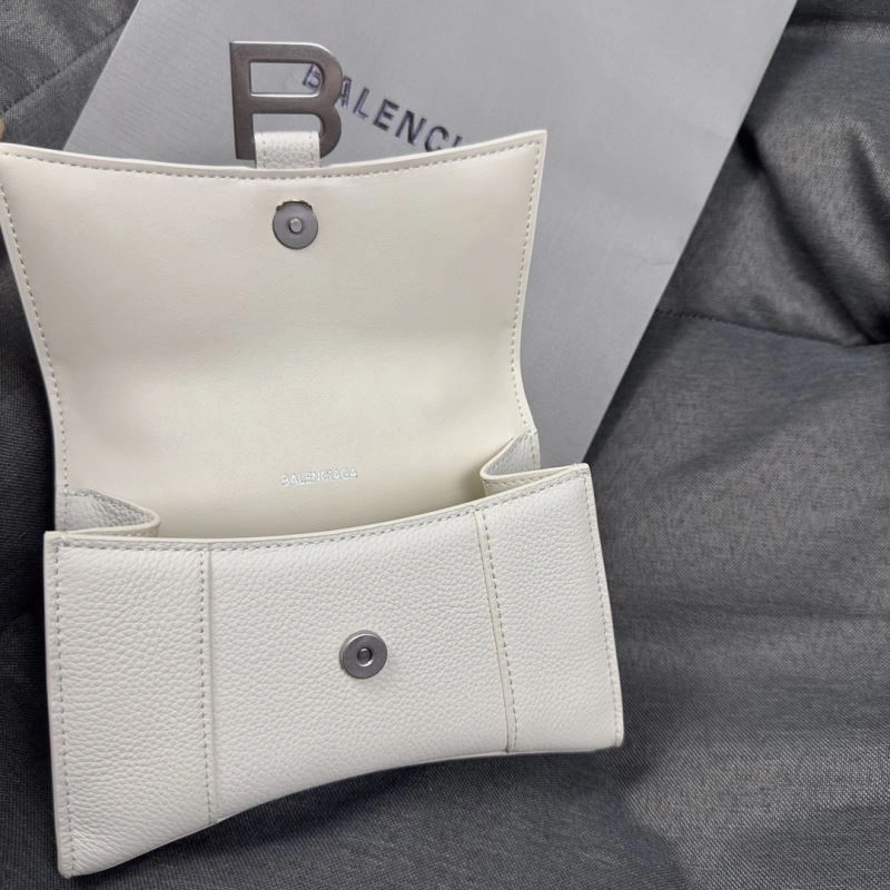 EasyCare Balenciaga XS Hourglass Bag in White Lychee Pattern 69983