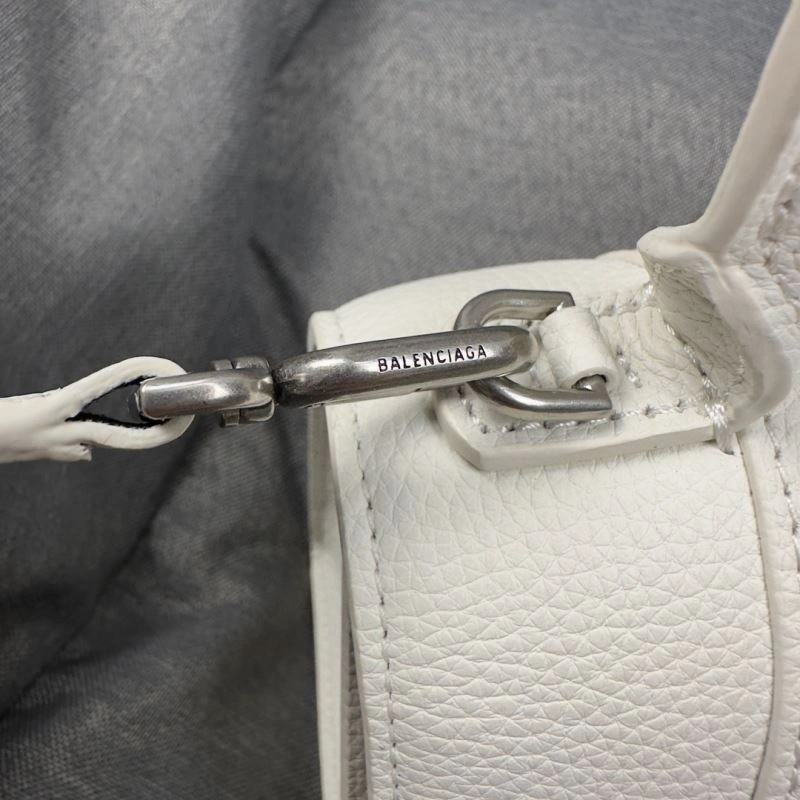 EasyCare Balenciaga XS Hourglass Bag in White Lychee Pattern 69983