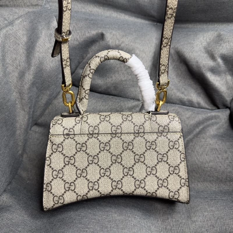 Balenciaga XS Hourglass Crescent Moon Bag in  Cowhide WaterResistant 69976