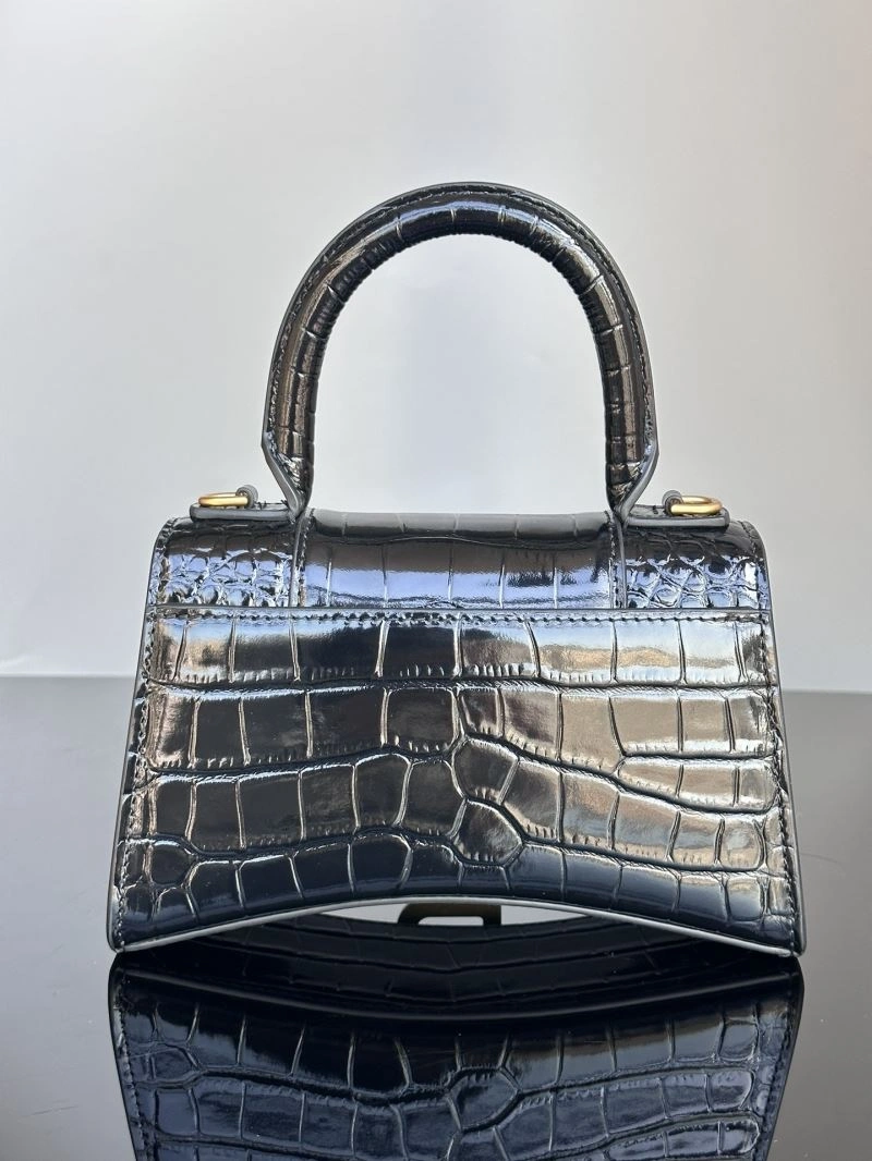 Balenciaga XS Hourglass Crocodile Bag with Gold Hardware EasyMatch 72599