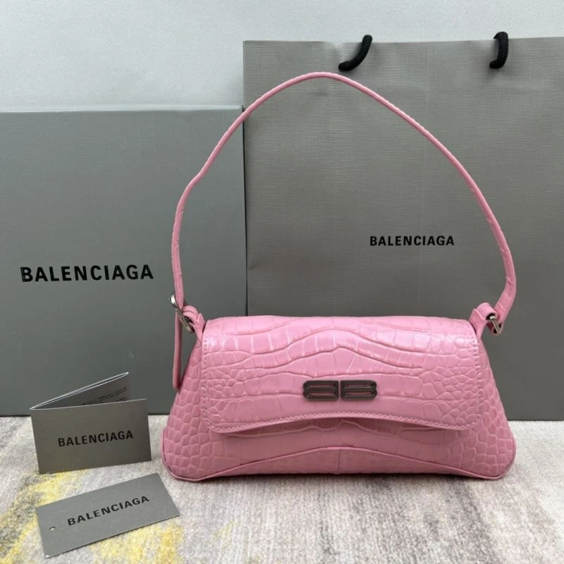 Comfortable Balenciaga XX Lambskin Crocodile Powder Shoulder Bag 78364