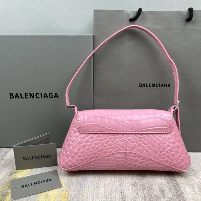 Comfortable Balenciaga XX Lambskin Crocodile Powder Shoulder Bag 78364