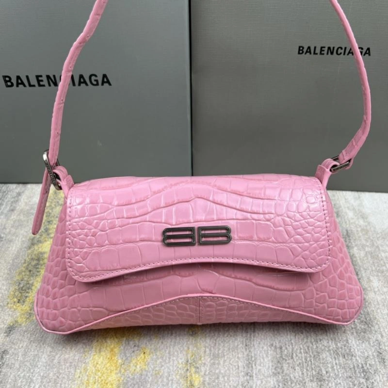 Comfortable Balenciaga XX Lambskin Crocodile Powder Shoulder Bag 78364