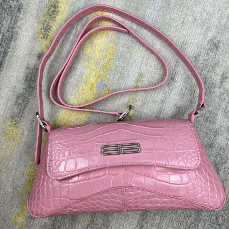 Comfortable Balenciaga XX Lambskin Crocodile Powder Shoulder Bag 78364