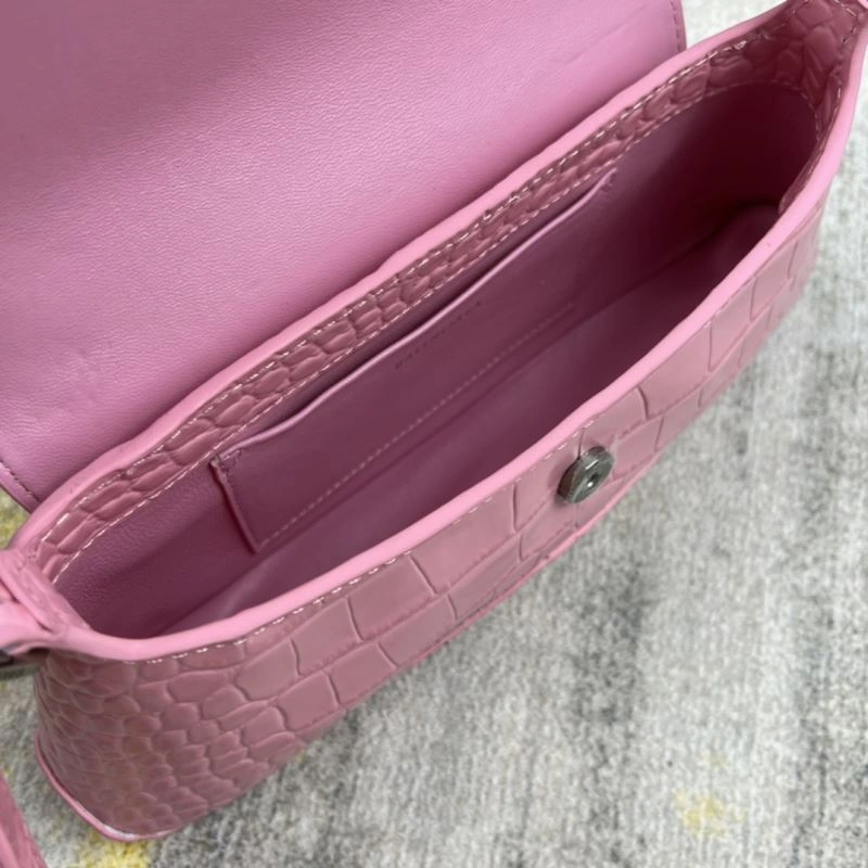 Comfortable Balenciaga XX Lambskin Crocodile Powder Shoulder Bag 78364