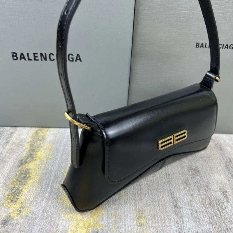 Balenciaga XX Limited Edition Black Lambskin Shoulder Bag Casual 78333