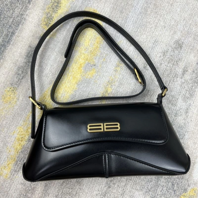 Balenciaga XX Limited Edition Black Lambskin Shoulder Bag Casual 78333