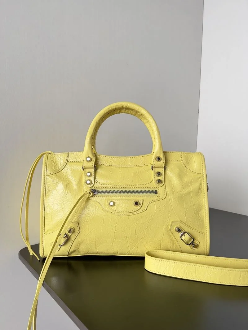 Balenciaga Yellow  Tote Bag - 29.9x19.1x9.9 cm GoAnywhere 70074