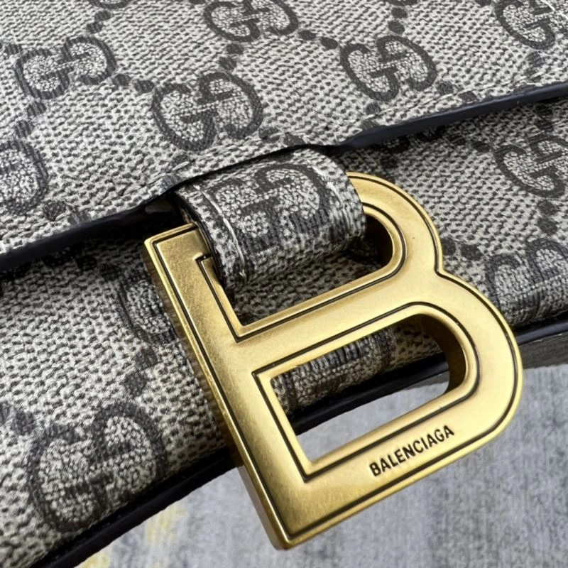 Classic Balenciaga x Gucci Hourglass Bag - Authentic Collaboration 78722