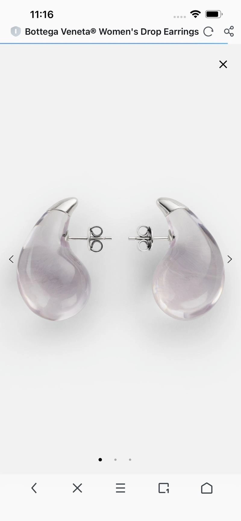 OdorResistant Bottega Veneta Earrings 214388
