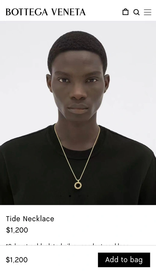 Seasonal Bottega Veneta Necklaces 212682