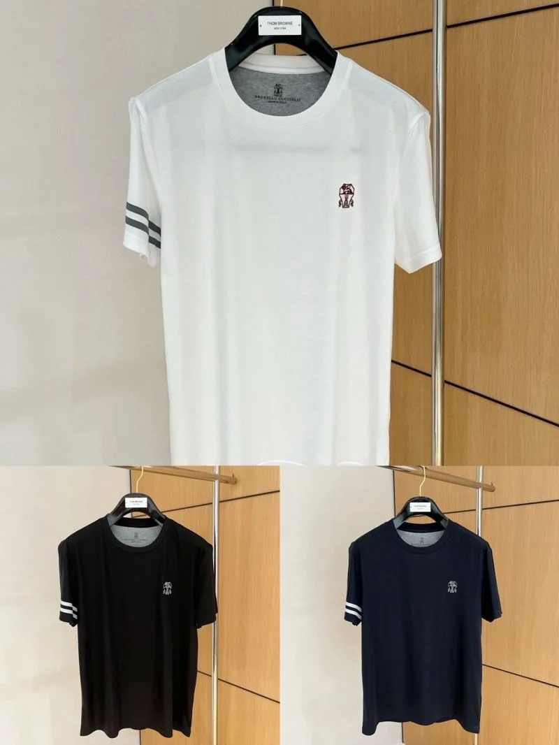 Brunello Cucinelli T-Shirts Lightweight 163050