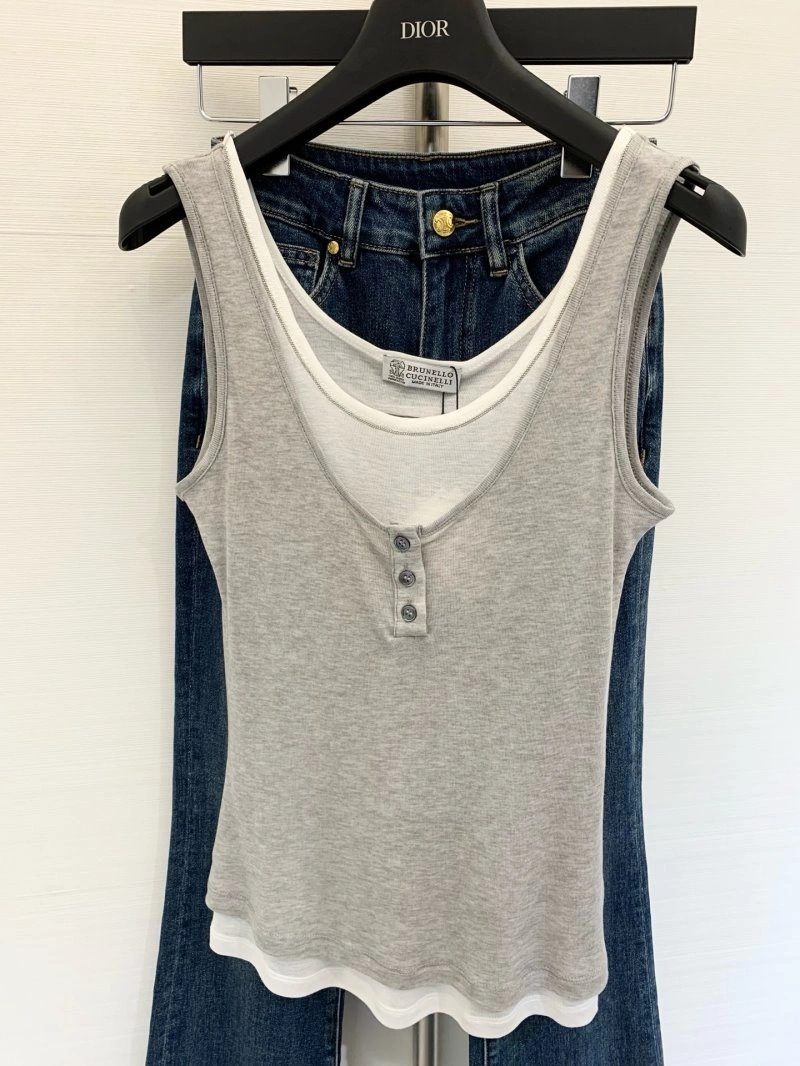Stretchable Brunello Cucinelli Vest 154971