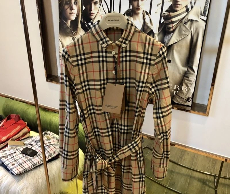 Colorful Burberry Dress 104956