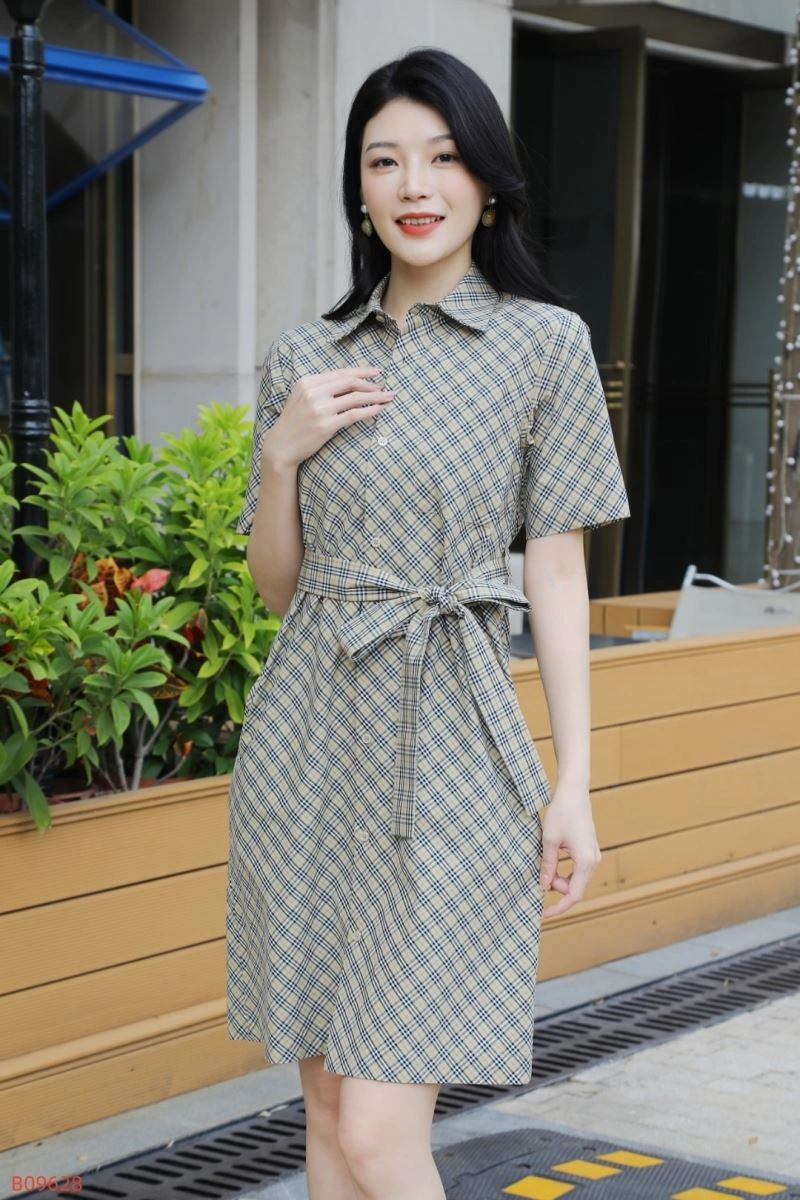 Vibrant Burberry Dress 104918