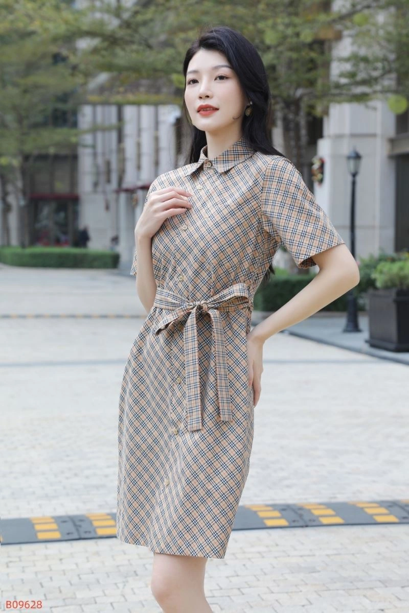 Vibrant Burberry Dress 104918