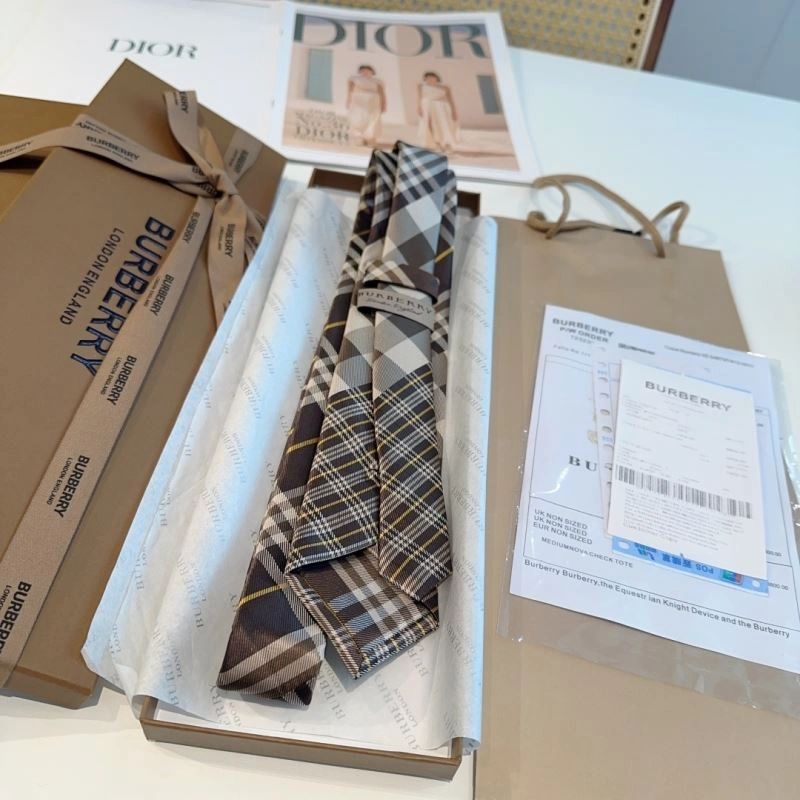 Sporty Burberry Neckties 269036