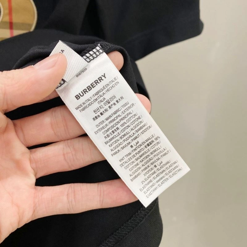 Burberry T-Shirts SmoothTexture 101379