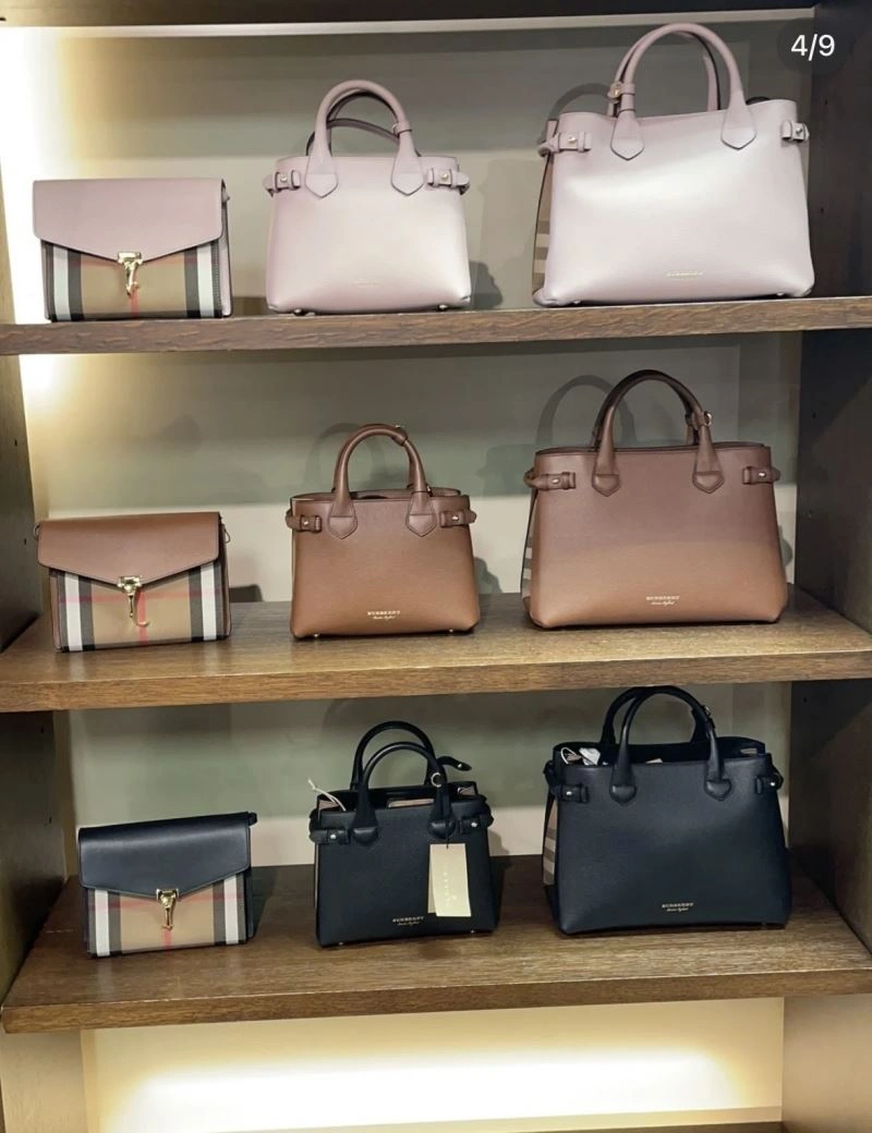 Modern Burberry Top Handle Bags 64486