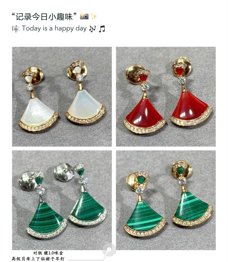 Bvlgari Earrings Durable 215895