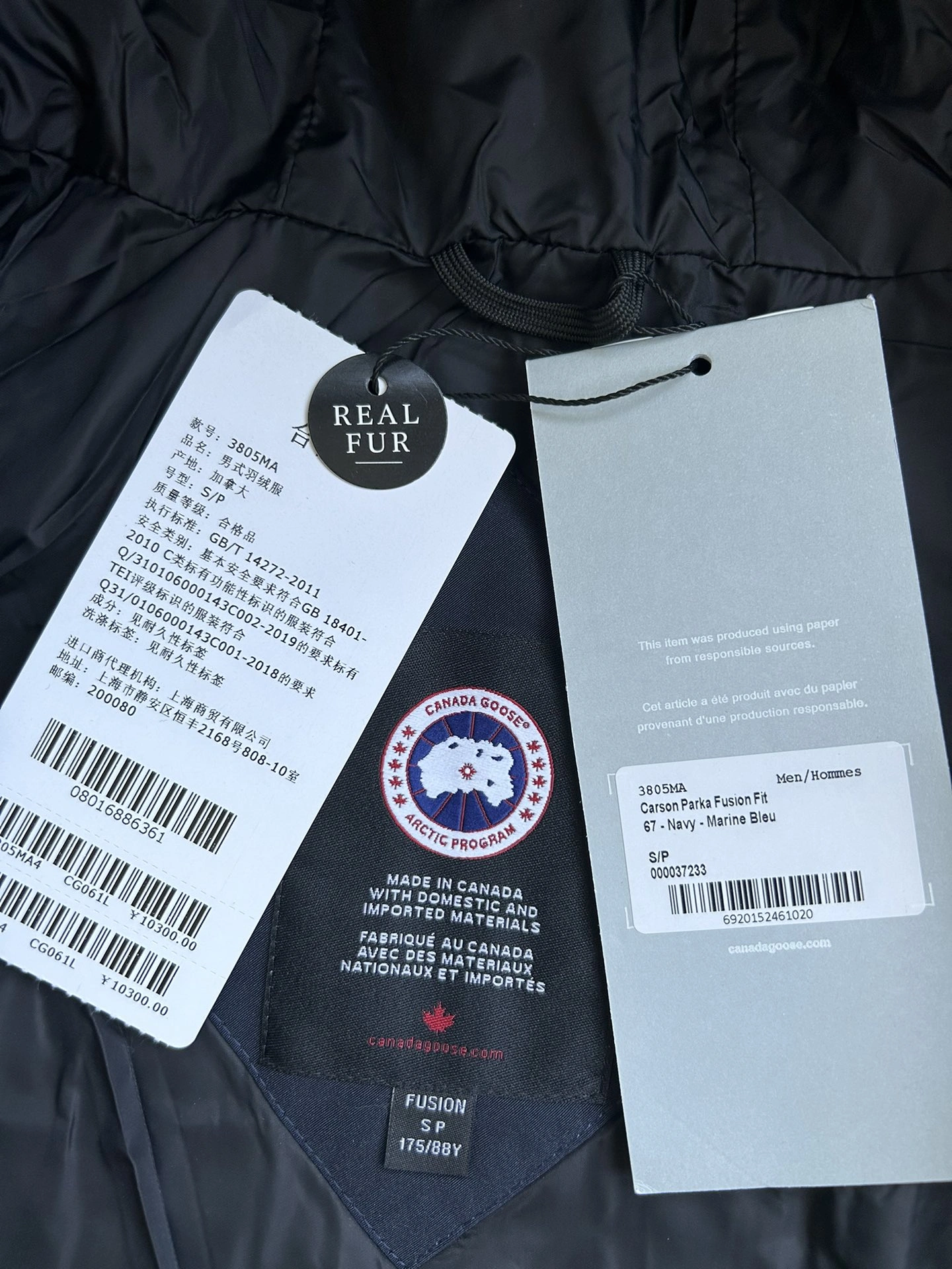 Durable Canada Goose Down Jackets 106621