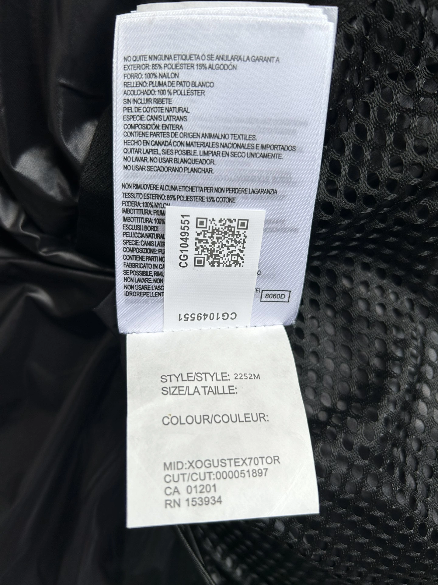 RelaxedFit Canada Goose Down Jackets 106574