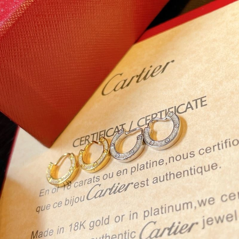 Sporty Cartier Earrings 217780