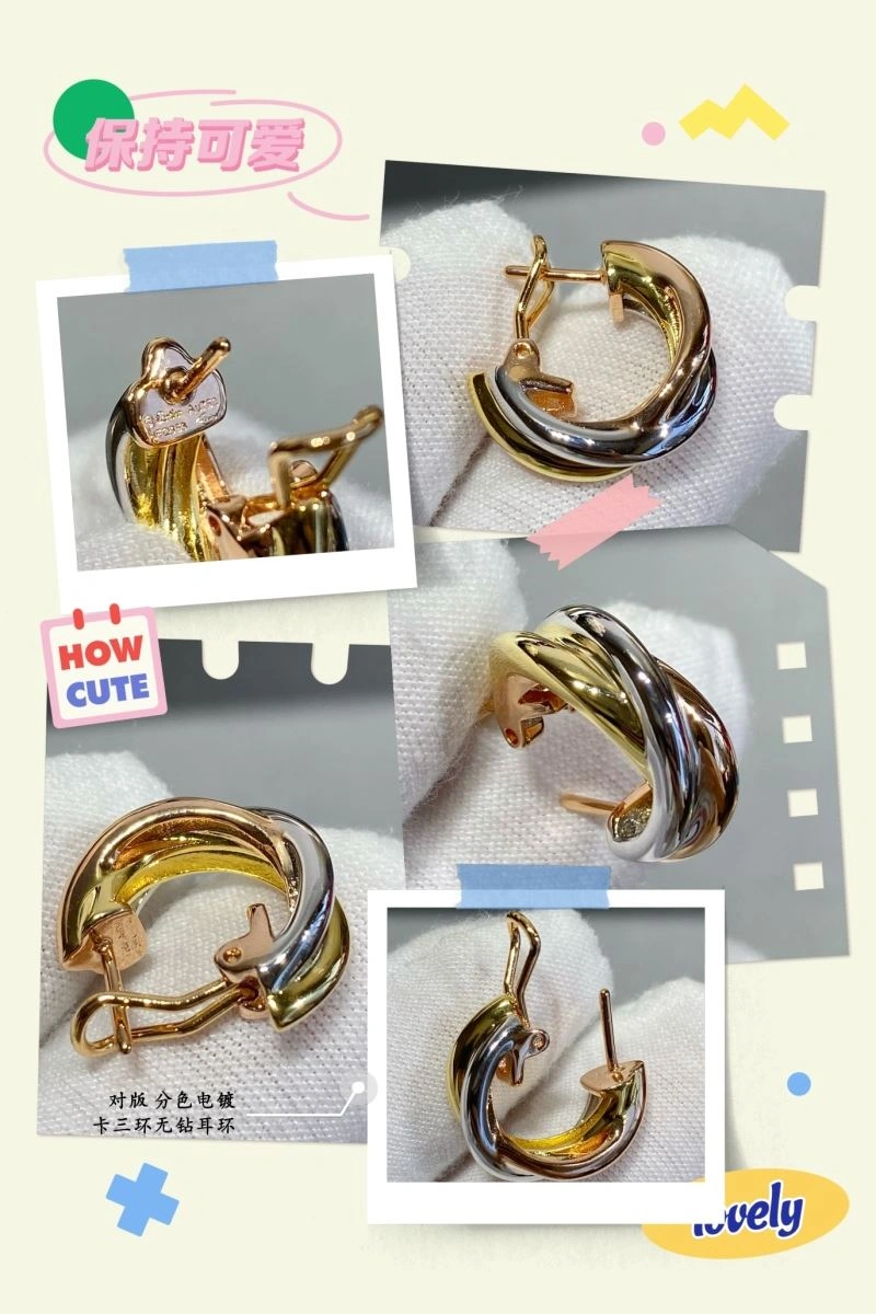 Refined Cartier Earrings 217554