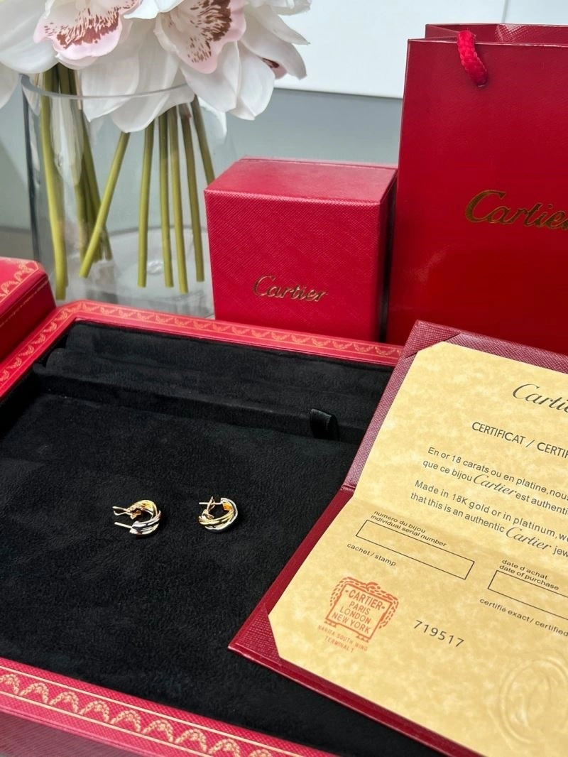 SmoothTexture Cartier Earrings 217449