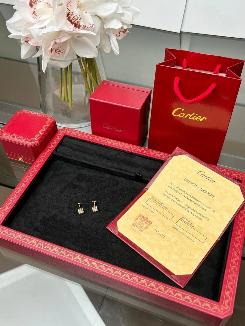 SmoothTexture Cartier Earrings 217496