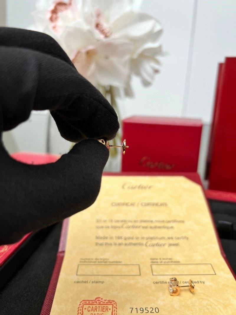 SmoothTexture Cartier Earrings 217496