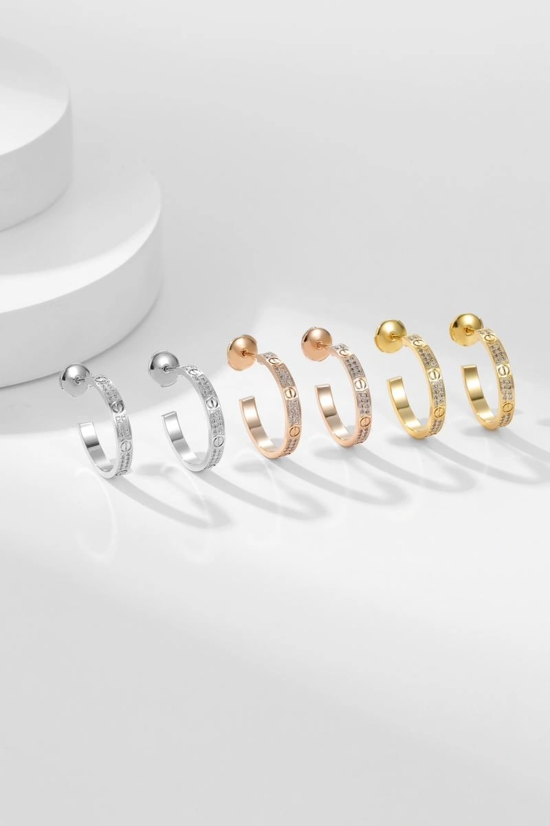 Breathable Cartier Earrings 217246