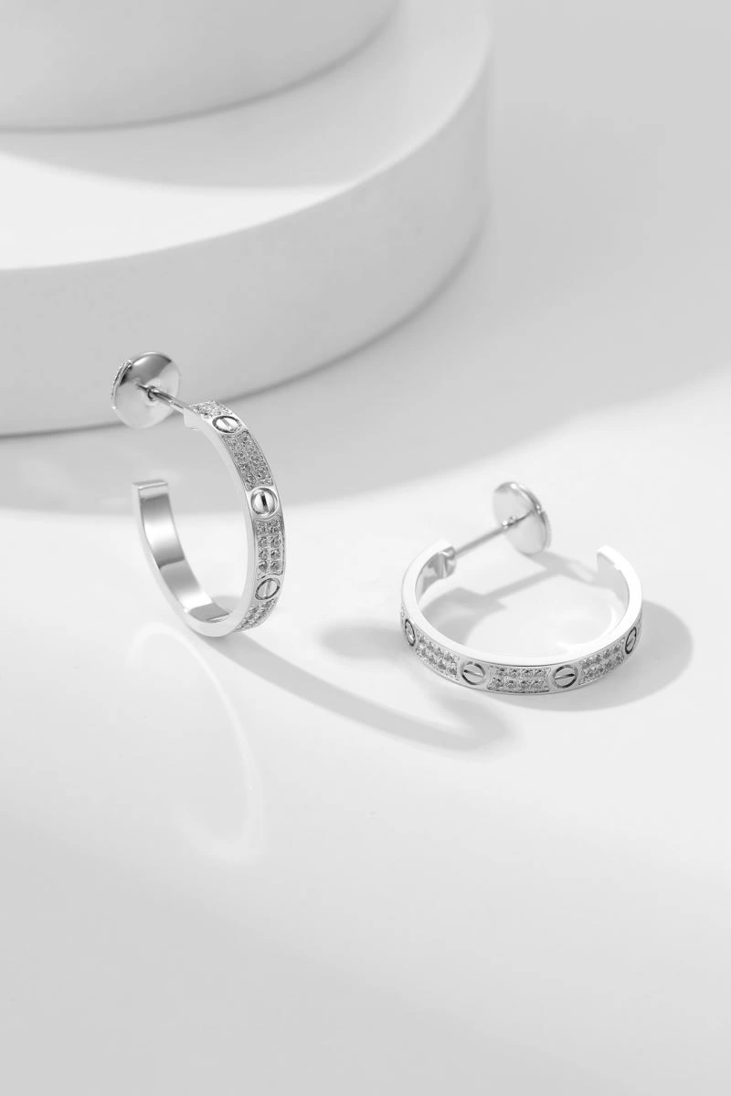 Breathable Cartier Earrings 217246