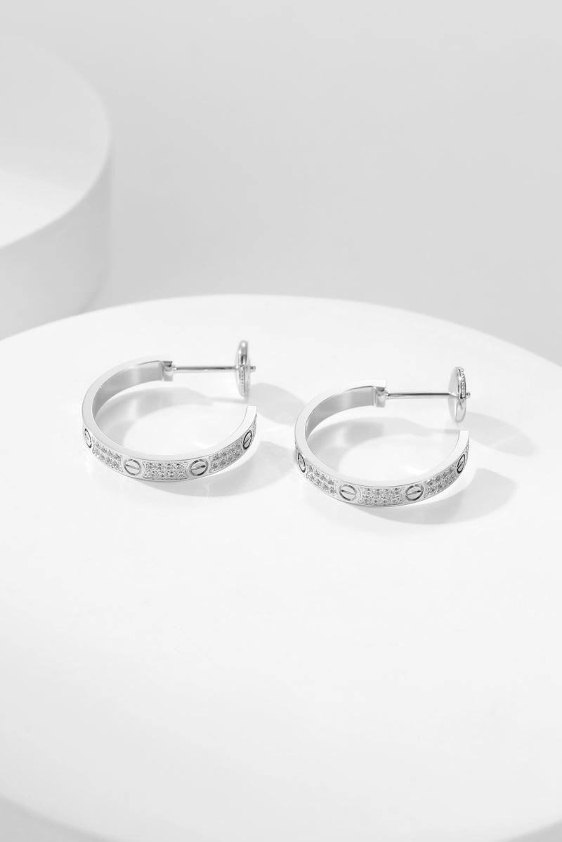 Breathable Cartier Earrings 217246