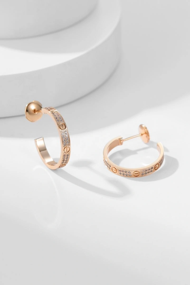 Breathable Cartier Earrings 217246