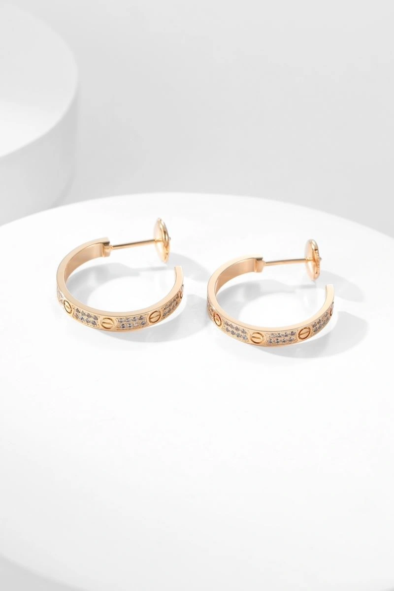 Breathable Cartier Earrings 217246