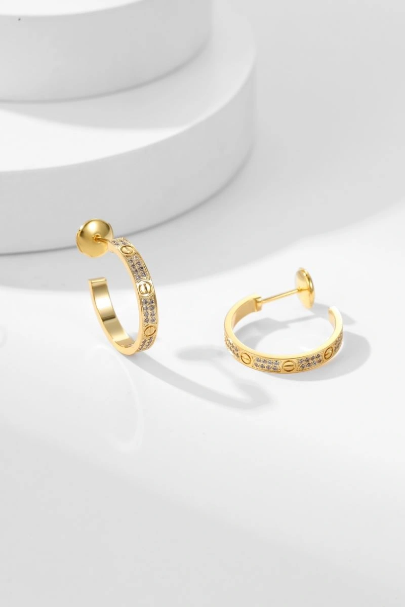 Breathable Cartier Earrings 217246