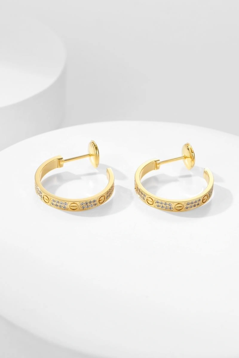 Breathable Cartier Earrings 217246
