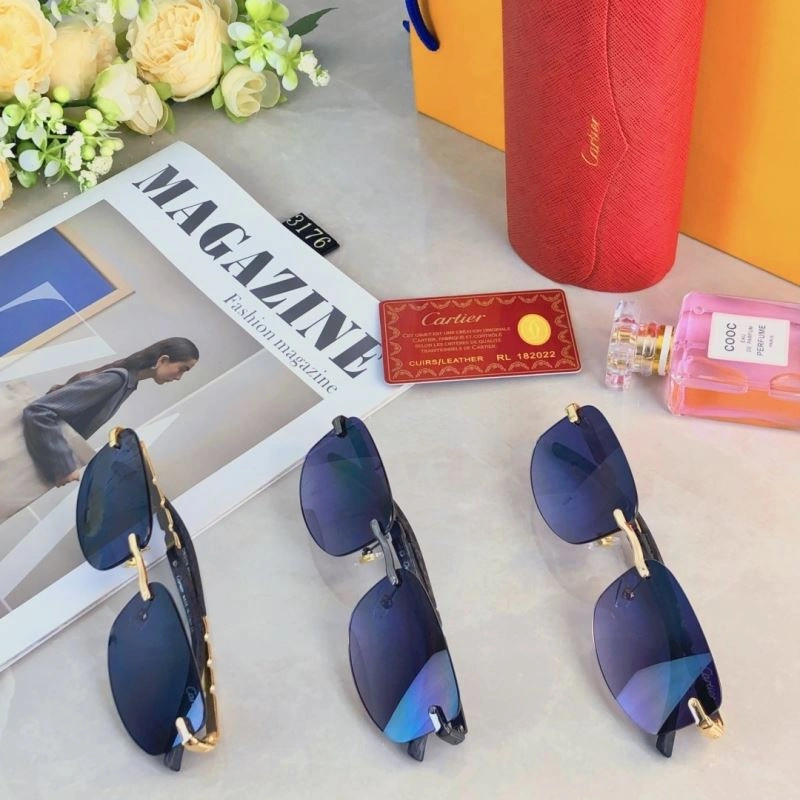 Vibrant Cartier Sunglasses 277394