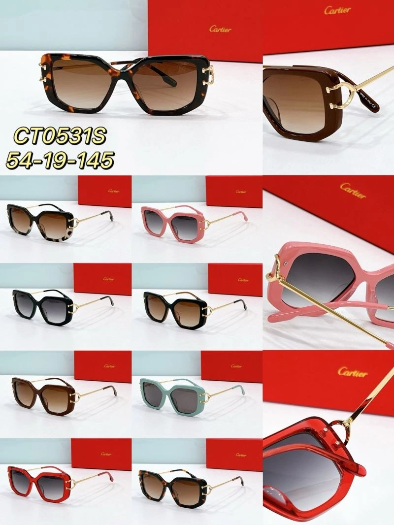 Colorful Cartier Sunglasses 277701