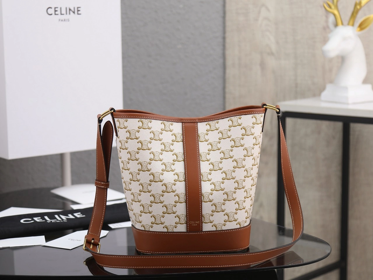 Celine Bucket Bags Elegant 78530